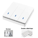 Wireless Smart Switch Light 433Mhz RF 86 Wall Panel Switch with Remote Control Mini Relay Receiver 220V Home Led Light Lamp Fan - Image 17