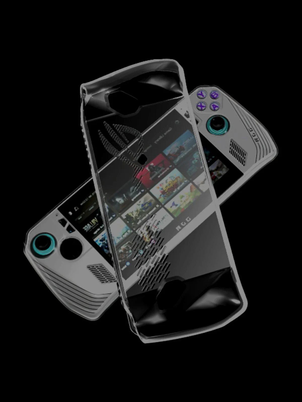 Transparent Case For Asus ROG Ally Case Game Console Clear TPU Protective Shell Back Cover Ergonomic Skin Sleeve Accessories - Image 6
