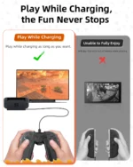 Aolion For Switch 2 Portable Charging Grip Bracket For NS2 Joy-con Controller Handle Charging Dock For Switch 2 Game Accessories - Image 2