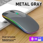 Wireless Mouse For Laptop PC Bluetooth RGB Rechargeable Mouses Wireless Computer Silent Mice LED Backlit Ergonomic Gaming Mouse - Image 11