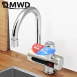 DMWD Tankless Electric Hot Water Heater Universal Hose Faucet Kitchen Instant Heating Tap Water Heater LED Temperature Display - Image 5