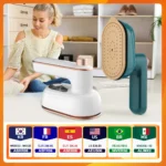 Mini Garment Steamer Steam Iron Handheld Portable Home Travelling For Clothes Ironing Wet Dry Ironing Machine