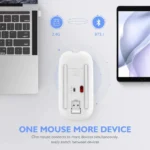 Wireless Mouse Rechargeable Silent LED Backlit Mice PC Laptop Computer Mous 2.4Ghz Receiver Bluetooth Dual Mode Optical Mice - Image 5