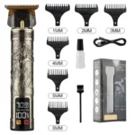 T9 LCD Electric Hairdresser Oil Shaving Head Electric Pusher Carving Electric Pusher Clipper Hair Precision Trimmer for Men Care - Image 17