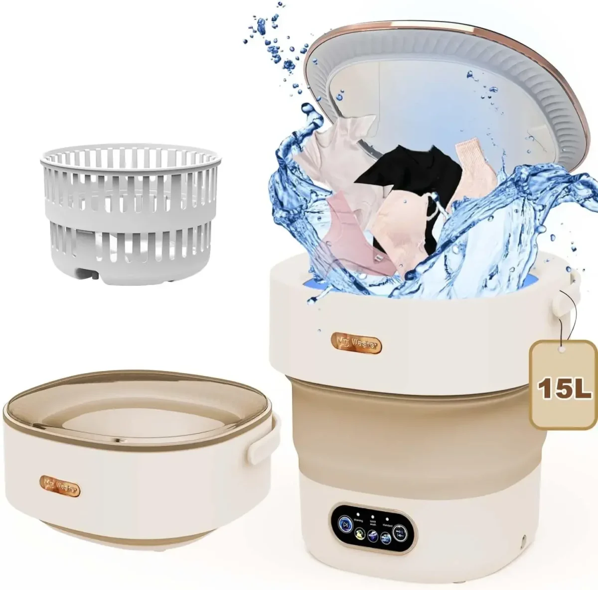 15L Portable Small Washing Dryer Machine - Image 7