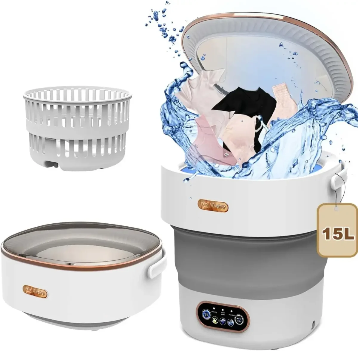 15L Portable Small Washing Dryer Machine - Image 1
