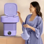 13L Ultrasonic Big Capacity Folding Washing Machine  With Drain Basket  For Apartment Travel Underwear Portable Mini Washer EU - Image 3