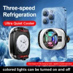Mobile phone Radiator Esports Cooler Quiet Portable Air Game Live Quick Cooling Back Clip Bracket Semiconductor Cooling Radiator - Image 5