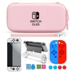 ⁦For Nintendo Switch Oled Case storage bag Pack Game Accessories Kit Hard Shell Travel Storage Bag JoyCon Protective Cover Grip⁩ - الصورة ⁦7⁩