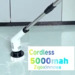 Household Cordless Multipurpose Spin Scrubber Kitchen Gadgets Hair Brushes Bathroom Broom Toilet Mops Electric Cleaning Brush - Image 2