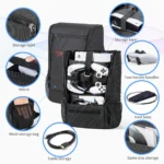 Gaming Backpack for PS5 Pro Console and Accessories Protective Travel Carrying Case Large Capacity Bag Compatible with PS5 Slim - Image 2