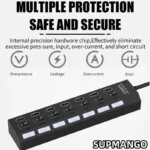 USB Hub Hub USB Adapter Multi Ports Use Power Adapter Extensor USB 2.0 PC Computer Accessories Switch USB For Laptop - Image 2