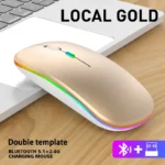 Wireless Mouse For Laptop PC Bluetooth RGB Rechargeable Mouses Wireless Computer Silent Mice LED Backlit Ergonomic Gaming Mouse - Image 9