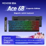 MCHOSE ACE68 ACE60Pro Magnetic Switch Keyboard Wired Mechanical Keyboard  Gaming Keyboard  8000Hz SOCD/Rs 128K Sampling Rate