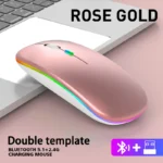 Wireless Mouse For Laptop PC Bluetooth RGB Rechargeable Mouses Wireless Computer Silent Mice LED Backlit Ergonomic Gaming Mouse - Image 10
