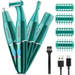 4 in 1 Shaver Women Wet/Dry Bikini Line Sensitive Balls Pubic Hair Shaving Trimmer Face Beard Clipper Intimate Areas Haircut - Image 7