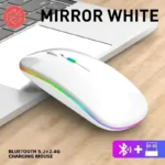 Wireless Mouse Rechargeable Silent LED Backlit Mice PC Laptop Computer Mous 2.4Ghz Receiver Bluetooth Dual Mode Optical Mice - Image 8