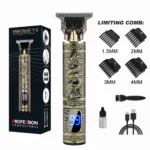 T9 LCD Electric Hairdresser Oil Shaving Head Electric Pusher Carving Electric Pusher Clipper Hair Precision Trimmer for Men Care - Image 25