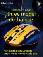 Inphic A9 2.4G Bluetooth wireless silent mouse mecha style mechanical feel For Pc Gamer Office Computer Laptop Accessories Ma - Image 2