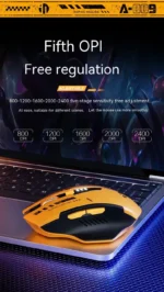 Inphic A9 2.4G Bluetooth wireless silent mouse mecha style mechanical feel For Pc Gamer Office Computer Laptop Accessories Ma - Image 6