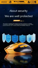 Inphic A9 2.4G Bluetooth wireless silent mouse mecha style mechanical feel For Pc Gamer Office Computer Laptop Accessories Ma - Image 5