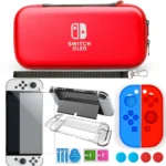 ⁦For Nintendo Switch Oled Case storage bag Pack Game Accessories Kit Hard Shell Travel Storage Bag JoyCon Protective Cover Grip⁩ - الصورة ⁦5⁩