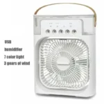 New 3 In 1 Fan AIr Conditioner Household Mini Air Cooler LED Night Light Portable Humidifier Air Adjustment Fan Office Home Fan - Image 7