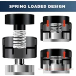 51/53/58mm Espresso Coffee Tamper Spring Loaded Coffee Tampers with Stainless Steel Flat Base Barista Leveler Tool Home Cafe Use - Image 3