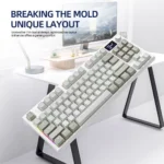 K86 Wireless Hot-Swappable Mechanical Keyboard Bluetooth/2.4g With Display Screen and Volume Rotary Button for Games and Work - Image 4