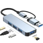 8 In 2 USB-C Hub With 3.0 SD/TF Card Reader Multi-Port Adapter For Laptop Tablet And Phone TypeC Docking Station For Office Work - Image 7