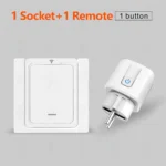 EU FR 220V Wireless Remote Control Socket 16A RF433Mhz Smart Plug Magnetic Panel Switch Electrical Outlet for Home Appliance - Image 12
