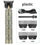 T9 LCD Electric Hairdresser Oil Shaving Head Electric Pusher Carving Electric Pusher Clipper Hair Precision Trimmer for Men Care - Image 8
