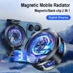 Mobile phone coole Magnetic Phones Cooler Back-Clip 2in1 Game Cooler Semiconductor Fast Phone Cooling Fan for IOS Android Phone - Image 2
