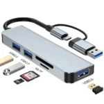 8 In 2 USB-C Hub With 3.0 SD/TF Card Reader Multi-Port Adapter For Laptop Tablet And Phone TypeC Docking Station For Office Work - Image 6