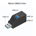 USB 3.0 HUB Adapter Extender Mini Splitter Box 1 to 3 Ports High Speed USB 2.0 For PC Laptop U Disk Card Reader - Image 8