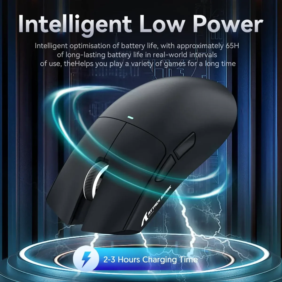 ATTACK SHARK X11 Tri-modle-Gaming Mouse with Magnetic Rechargeable Dock, PixArt PAW3311 Gaming Sensor for E-sport PC/LAP - Image 5