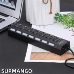 USB Hub Hub USB Adapter Multi Ports Use Power Adapter Extensor USB 2.0 PC Computer Accessories Switch USB For Laptop - Image 5