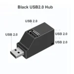USB 3.0 HUB Adapter Extender Mini Splitter Box 1 to 3 Ports High Speed USB 2.0 For PC Laptop U Disk Card Reader - Image 7