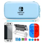 ⁦For Nintendo Switch Oled Case storage bag Pack Game Accessories Kit Hard Shell Travel Storage Bag JoyCon Protective Cover Grip⁩ - الصورة ⁦6⁩