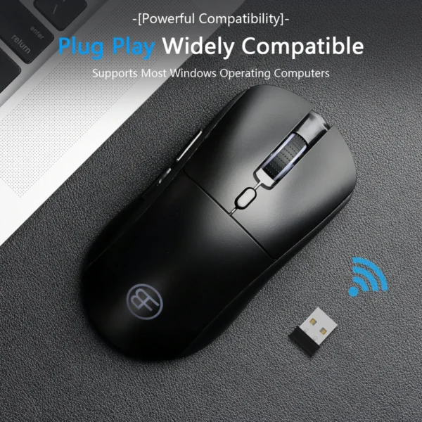 Rechargeable 2.4G Wireless Mouse RGB Optical Gaming Mouse For Desktop PC Computer Notebook Laptop Macbook 6 Buttons Gamer Mice
