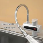 DMWD Tankless Electric Hot Water Heater Universal Hose Faucet Kitchen Instant Heating Tap Water Heater LED Temperature Display - Image 9