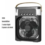 New 3 In 1 Fan AIr Conditioner Household Mini Air Cooler LED Night Light Portable Humidifier Air Adjustment Fan Office Home Fan - Image 8