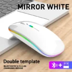 Wireless Mouse For Laptop PC Bluetooth RGB Rechargeable Mouses Wireless Computer Silent Mice LED Backlit Ergonomic Gaming Mouse - Image 12