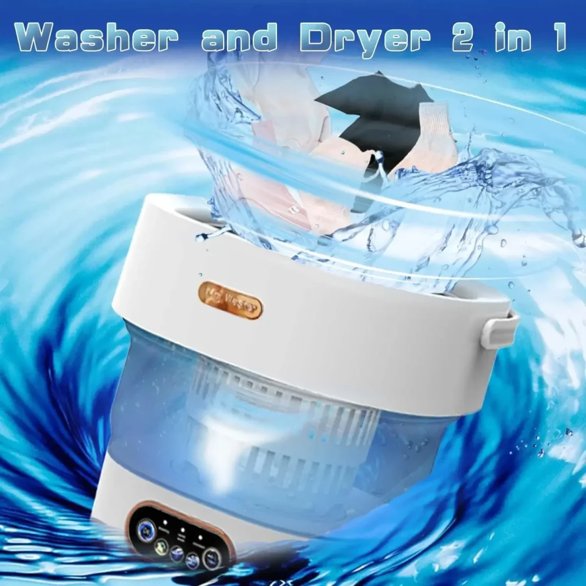 15L Portable Small Washing Dryer Machine - Image 5