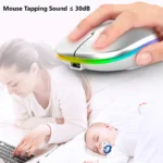 Wireless Mouse For Laptop PC Bluetooth RGB Rechargeable Mouses Wireless Computer Silent Mice LED Backlit Ergonomic Gaming Mouse - Image 5