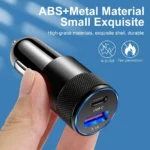 Olaf 68W PD Car Charger USB Type C Fast Charging Car Phone Adapter for iPhone 13 12 Xiaomi Huawei Samsung S21 Quick Charge 3.0 - Image 5
