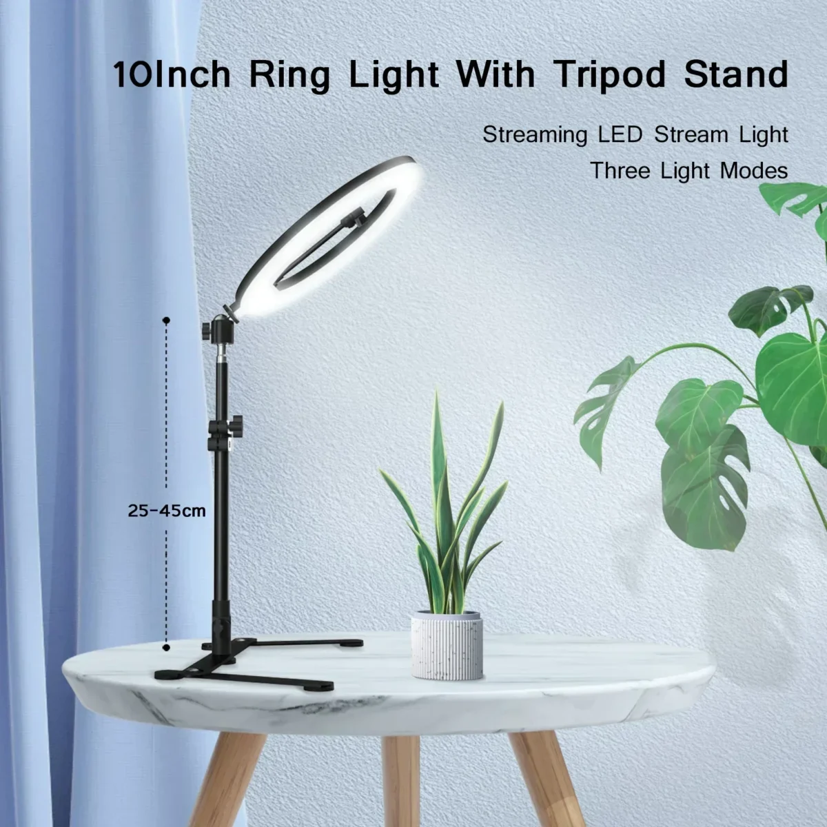 Universal Mobile Phone Holder For Live Streaming Photography Light Phone Ringlight Tripod Stand Photo Video LED Ring Light Lamp - Image 2