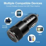Olaf 68W PD Car Charger USB Type C Fast Charging Car Phone Adapter for iPhone 13 12 Xiaomi Huawei Samsung S21 Quick Charge 3.0 - Image 4