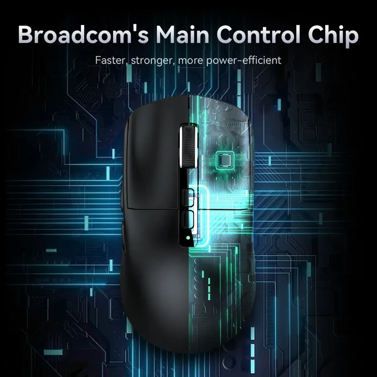 Attack Shark X6 Bluetooth Mouse , PixArt PAW3395, Tri-Mode Connection, RGB Touch Magnetic Charging Base, Macro Gaming Mouse - Image 5