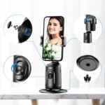 Auto Face Tracking Phone Holder Tripod Stand Smart Selfie Stick 360 Rotation Fast Face & Object Tracking Cameraman Robot Mount - Image 2